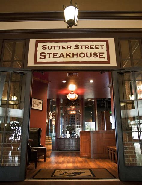 Sutter steakhouse folsom - May 31, 2022 · Claimed. Review. Save. Share. 280 reviews #1 of 160 Restaurants in Folsom $$$$ American Steakhouse Gluten Free Options. 604 Sutter St, Folsom, CA 95630 +1 916-351-9100 Website Menu. Closed now : See all hours. 